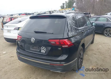 2018 Volkswagen Tiguan 2.0T Se/2.0T Sel из США, поврежденный, VIN 3VV3B7AXXJM219186